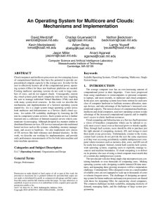 An Operating System for Multicore and Clouds: Mechanisms and Implementation