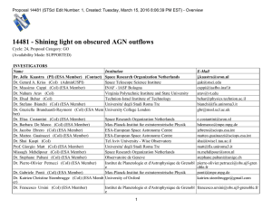 14481 - Shining light on obscured AGN outflows