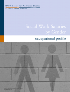 Social Work Salaries by Gender occupational profile