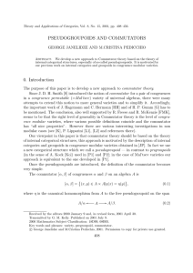 PSEUDOGROUPOIDS AND COMMUTATORS GEORGE JANELIDZE AND M.CRISTINA PEDICCHIO