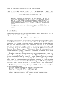 THE EXTENSIVE COMPLETION OF A DISTRIBUTIVE CATEGORY