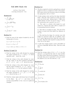 Fall 2005 Math 152 Section 7.4