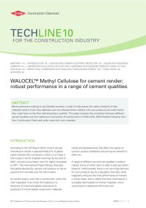 TECH LINE10 FOR THE CONSTRUCTION INDUSTRY