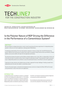 TECH LINE7 Is the Polymer Nature of RDP Driving the Difference