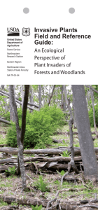 Invasive Plants Field and Reference Guide: An Ecological
