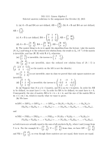 MA 1111: Linear Algebra I 8