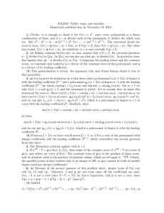 MA2215: Fields, rings, and modules