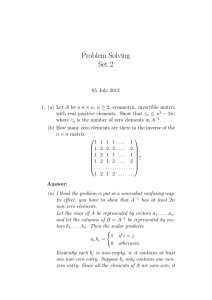 Problem Solving Set 2