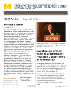 |  Director’s corner Newsletter