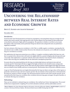 Uncovering the Relationship between Real Interest Rates and Economic Growth