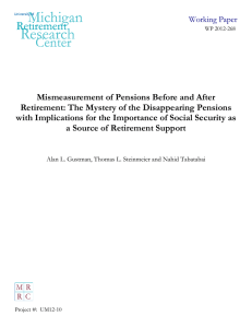 Mismeasurement of Pensions Before and After
