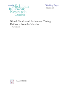 Research Michigan Center Retirement