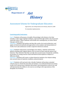 Assessment Scheme for Undergraduate Education  