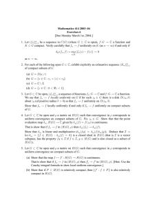 Mathematics 414 2003–04 Exercises 6 [Due Monday March 1st, 2004.] 1. Let (f