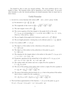 You should be able to solve any tutorial problem. The... similar to them. The formulae below will be appended to...