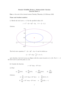 Module MA2E02 (Frolov), Multivariable Calculus Tutorial Sheet 2