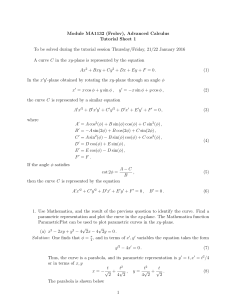 Module MA1132 (Frolov), Advanced Calculus Tutorial Sheet 1