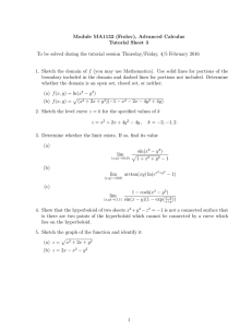 Module MA1132 (Frolov), Advanced Calculus Tutorial Sheet 3