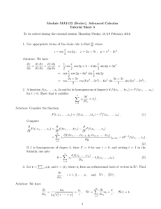 Module MA1132 (Frolov), Advanced Calculus Tutorial Sheet 5