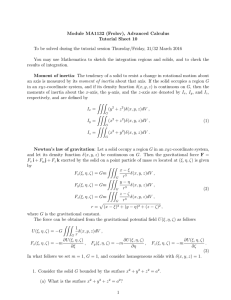Module MA1132 (Frolov), Advanced Calculus Tutorial Sheet 10