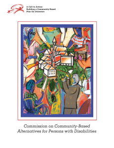 Commission on Community-Based Alternatives for Persons with Disabilities