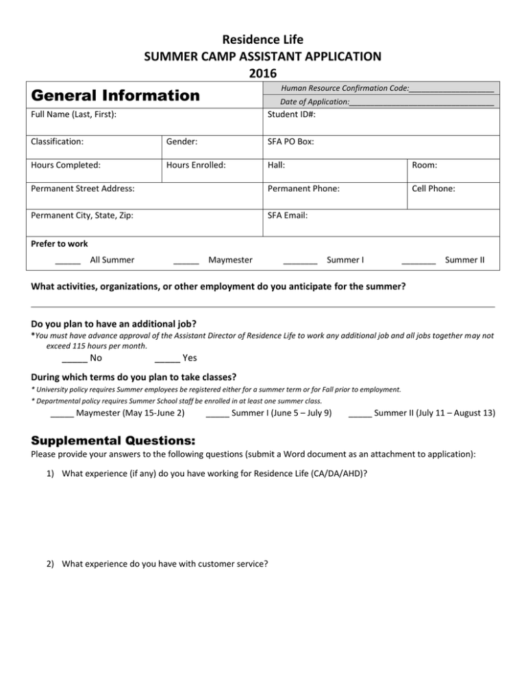 general-information-residence-life-summer-camp-assistant-application-2016