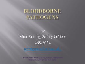 Matt Romig, Safety Officer 468-6034  By:
