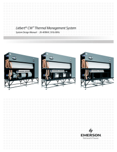 Liebert CW Thermal Management System