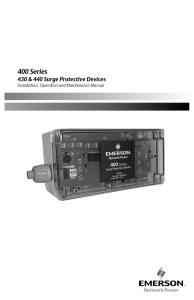 400 Series  430 &amp; 440 Surge Protective Devices  