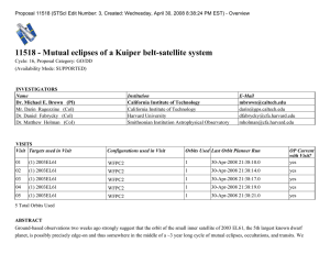 11518 - Mutual eclipses of a Kuiper belt-satellite system
