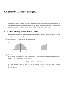 Chapter 9   Definite Integrals