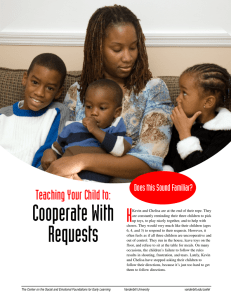 Cooperate With K Teaching Your Child to: Does this Sound Familiar?