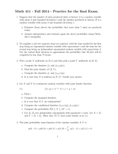 Math 411 - Fall 2014 - Practice for the final...