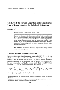 The  Law  of  the  Iterated ... Law  of  Large  Numbers  for ...