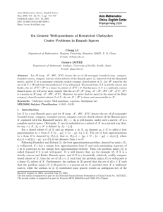 Acta Mathematica Sinica, English Series Published online: Nov. 10, 2005 DOI: 10.1007/s10114-005-0595-4