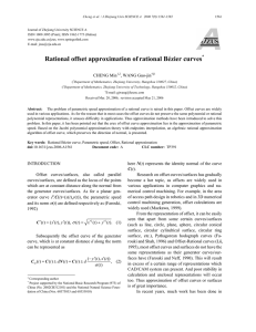 Rational offset approximation of rational Bézier curves  CHENG Min