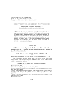 TAIWANESE JOURNAL OF MATHEMATICS This paper is available online at