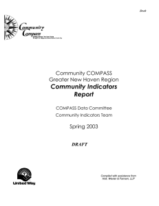 Community Indicators Report  Community COMPASS