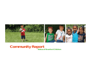 Community Report  Status of Branford Children
