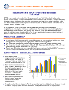 DOCUMENTING THE HEALTH OF OUR NEIGHBORHOODS FAIR HAVEN •