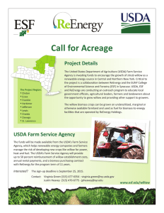 Call for Acreage Project Details