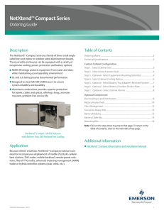 NetXtend Compact Series Ordering Guide Description