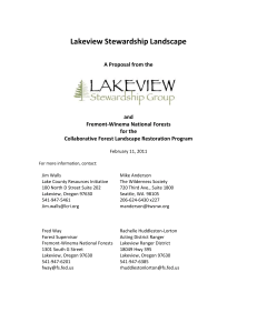 Lakeview Stewardship Landscape