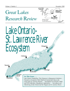 Lake Ontario- St. Lawrence River Ecosystem G
