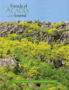 A Magazine about Acadia National Park and Surrounding Communities Spring 2013