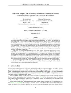 SQUASH: Simple QoS-Aware High-Performance Memory Scheduler