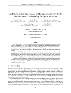 DynRBLA: A High-Performance and Energy-Efficient Row Buffer