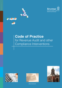 Code of Practice for Revenue Audit and other Compliance Interventions www.revenue.ie