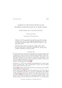 Stability of the Tangent Bundle of the