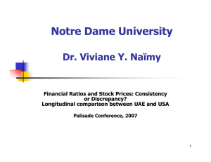 Notre Dame University Dr. Viviane Y. Naïmy